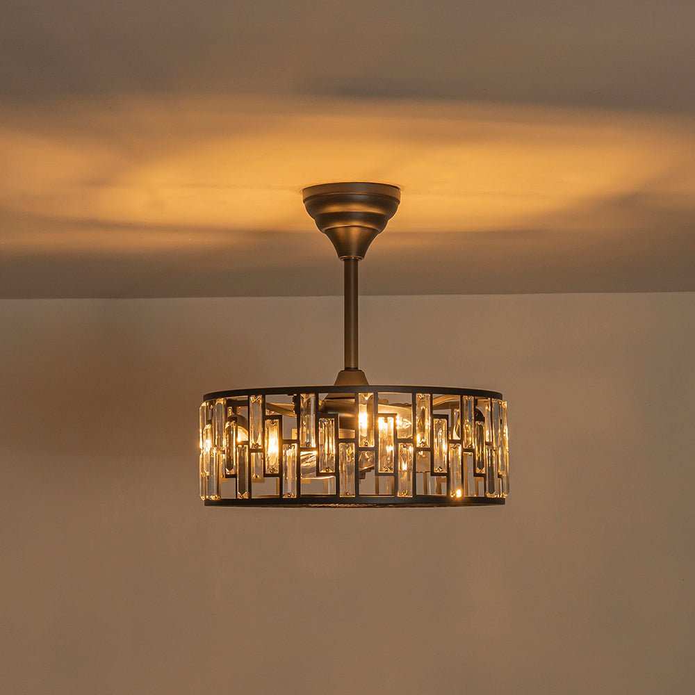Stropní lampa s ventilátorem