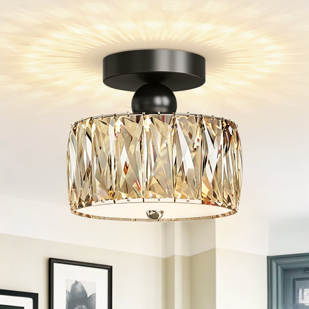 Crystal LED Ceiling Light