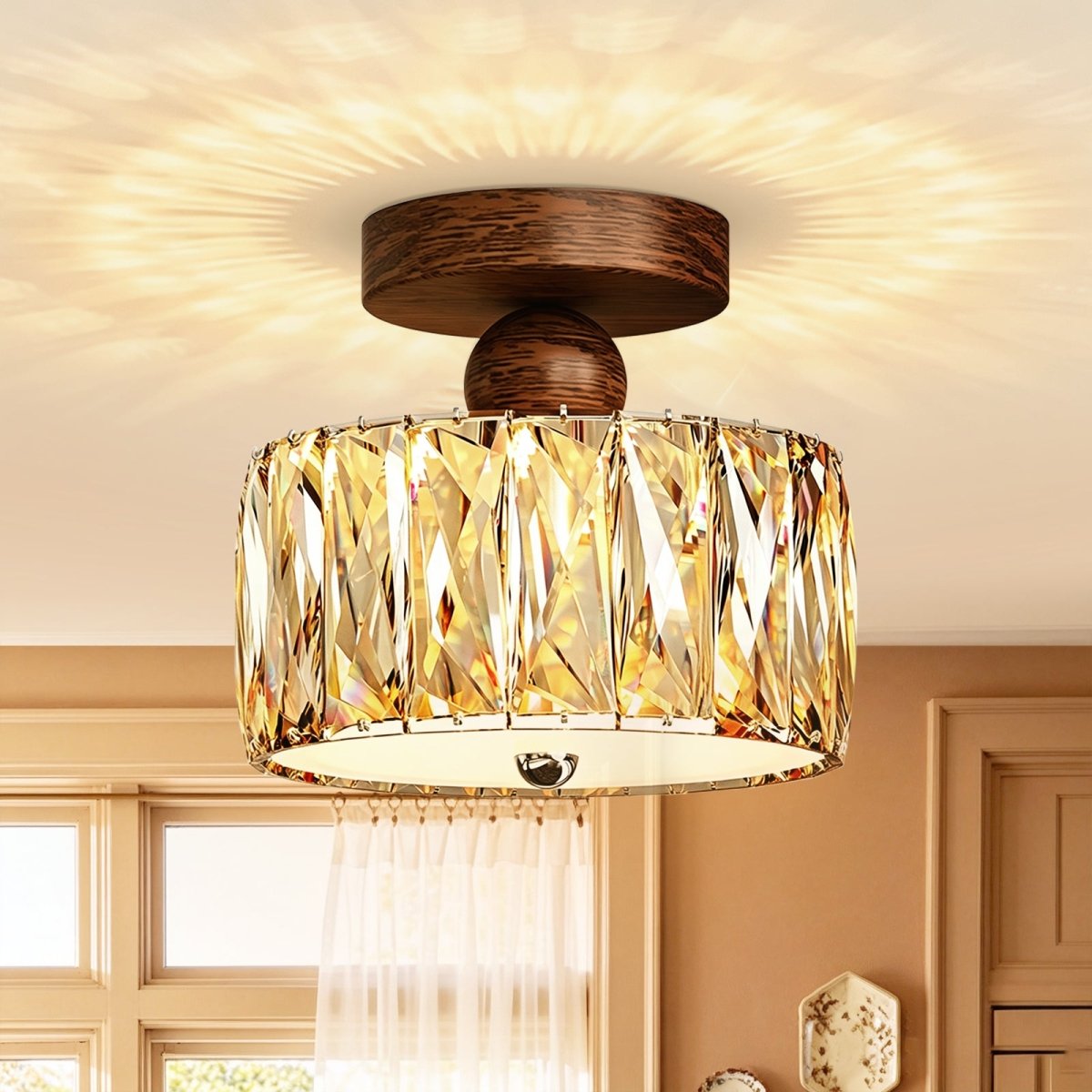 Crystal LED Ceiling Light