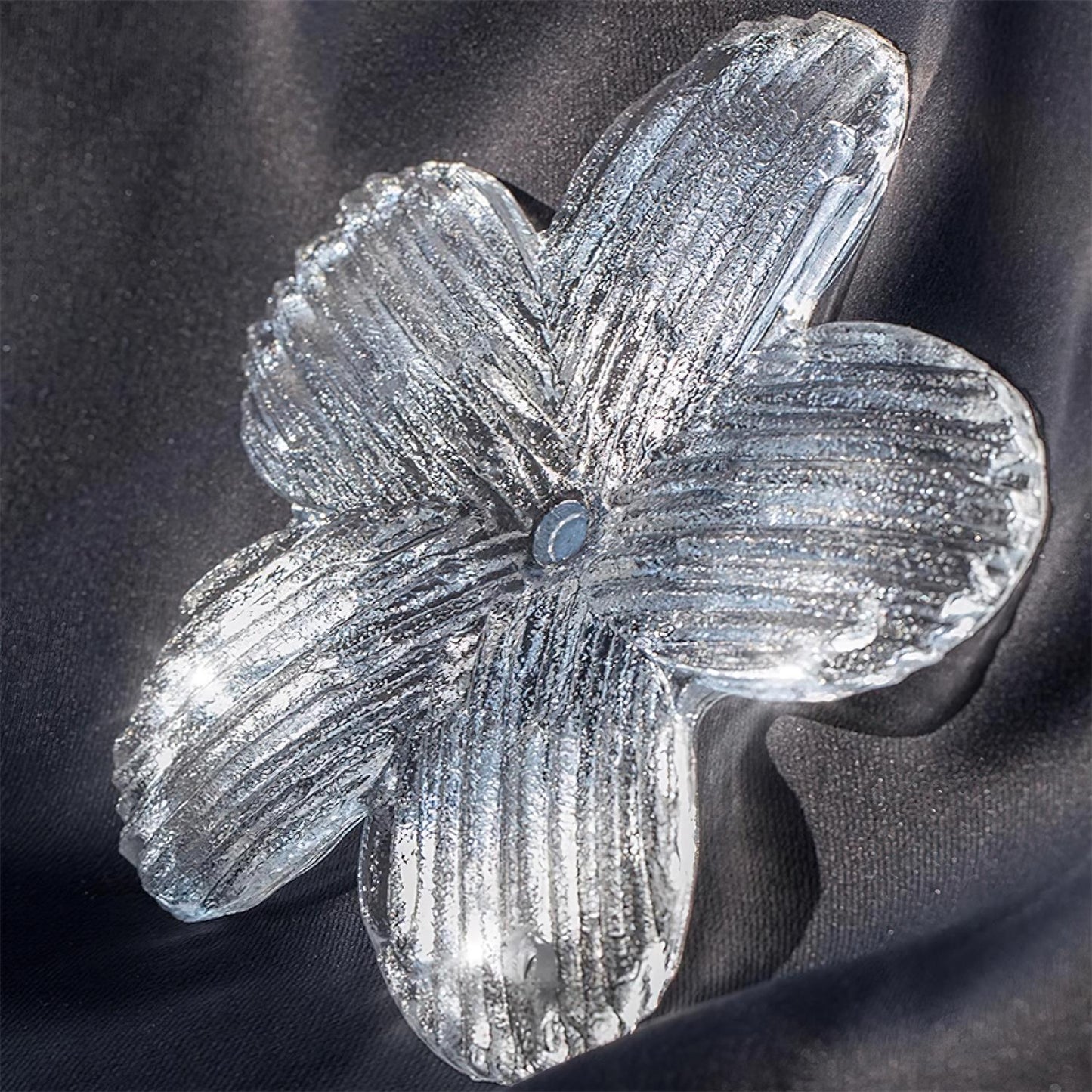 Żyrandol kwiatowy E14 szklany metalowy do salonu i jadalni