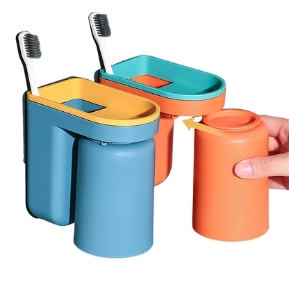 Porte-brosses à dents adhésif