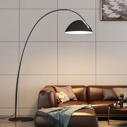 Lampa podłogowa łukowa E27 z regulowanym ramieniem, oświetlenie do wnętrz