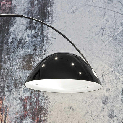 Lampa podłogowa łukowa E27 z regulowanym ramieniem, oświetlenie do wnętrz