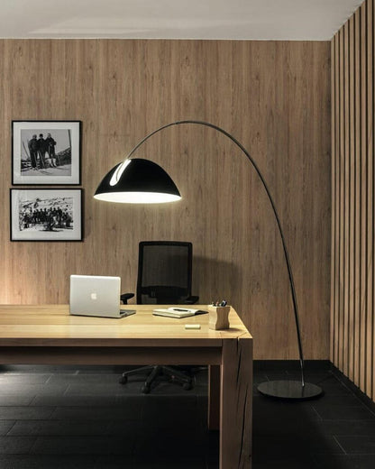 Lampa podłogowa łukowa E27 z regulowanym ramieniem, oświetlenie do wnętrz