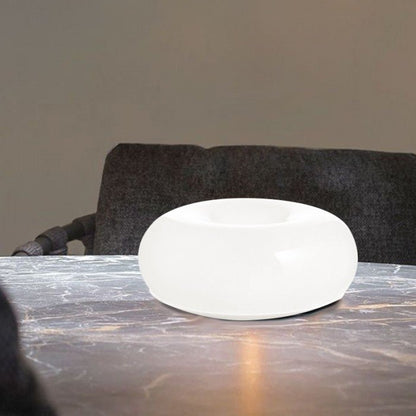 Lampa stołowa LED okrągła z funkcją ściemniania i dotykowym sterowaniem 3 barw światła