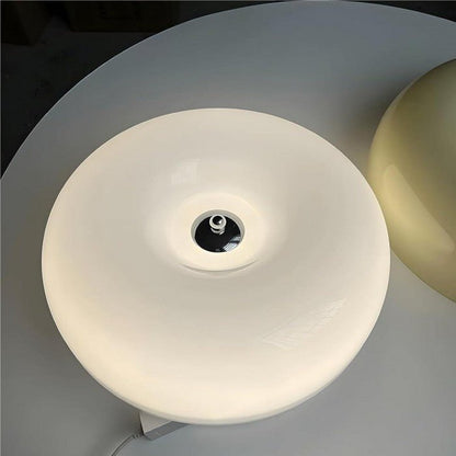 Lampa stołowa LED okrągła z funkcją ściemniania i dotykowym sterowaniem 3 barw światła