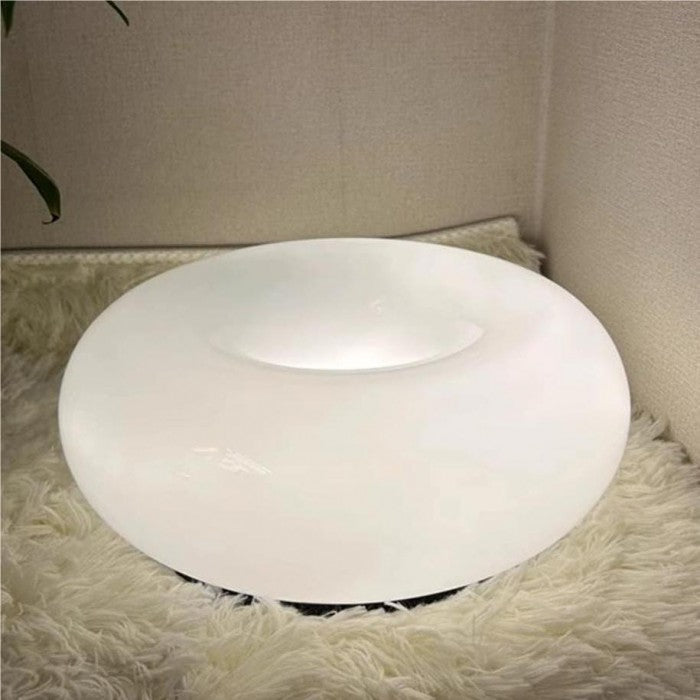 Lampa stołowa LED okrągła z funkcją ściemniania i dotykowym sterowaniem 3 barw światła