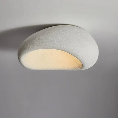 Lampa sufitowa LED z żywicy i metalu, ciepłe światło 3000K, do wnętrz mieszkalnych
