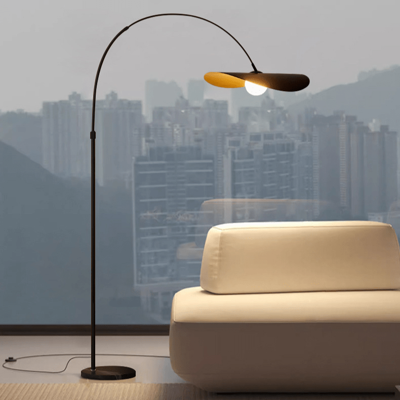 Lampa podłogowa LED z przyciskiem, oświetlenie do wnętrz 3–5 m²