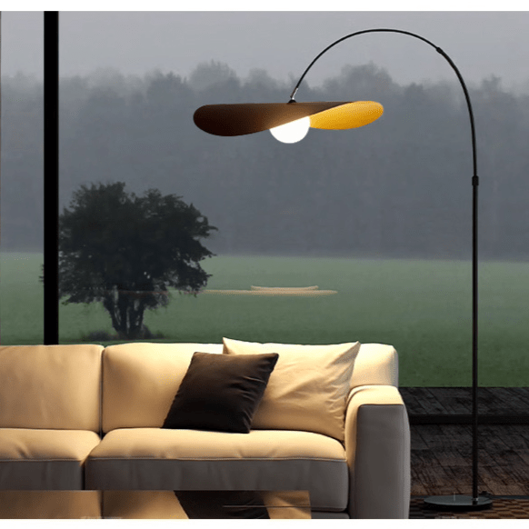 Lampa podłogowa LED z przyciskiem, oświetlenie do wnętrz 3–5 m²
