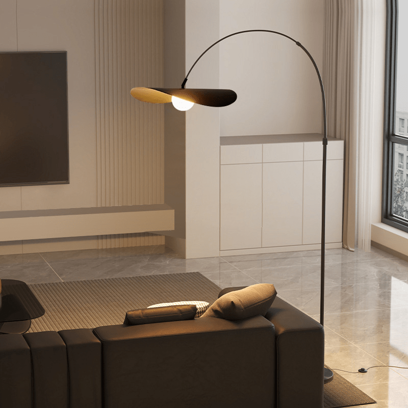 Lampa podłogowa LED z przyciskiem, oświetlenie do wnętrz 3–5 m²