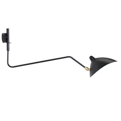 Regulowana lampa ścienna metalowa z wysięgnikiem LED E26/E27 do wnętrz
