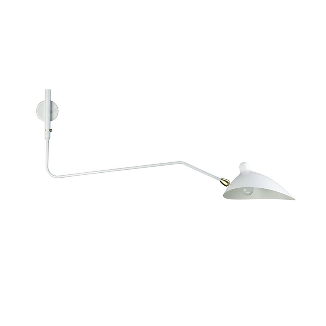 Regulowana lampa ścienna metalowa z wysięgnikiem LED E26/E27 do wnętrz