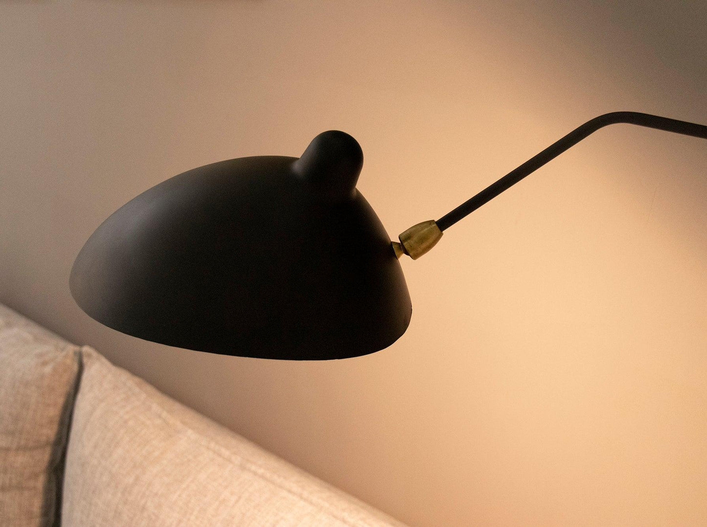 Regulowana lampa ścienna metalowa z wysięgnikiem LED E26/E27 do wnętrz
