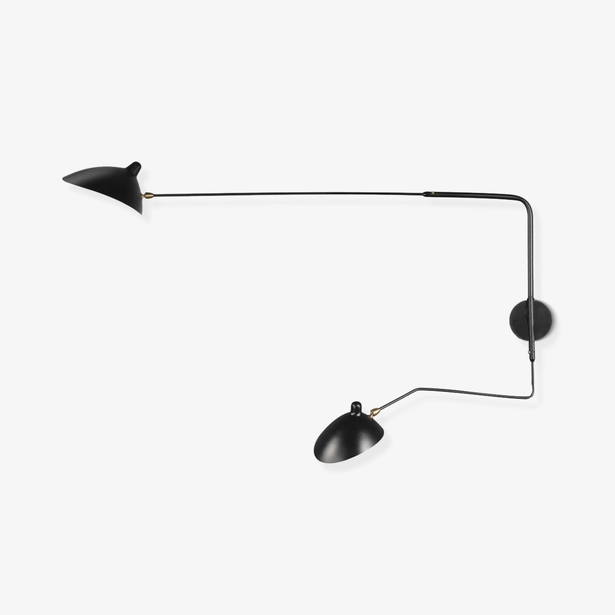 Regulowana lampa ścienna metalowa z wysięgnikiem LED E26/E27 do wnętrz
