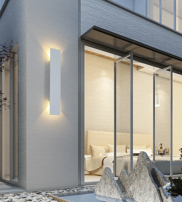 Ścienna lampa LED z aluminium z stopniem ochrony IP65 do oświetlenia zewnętrznego