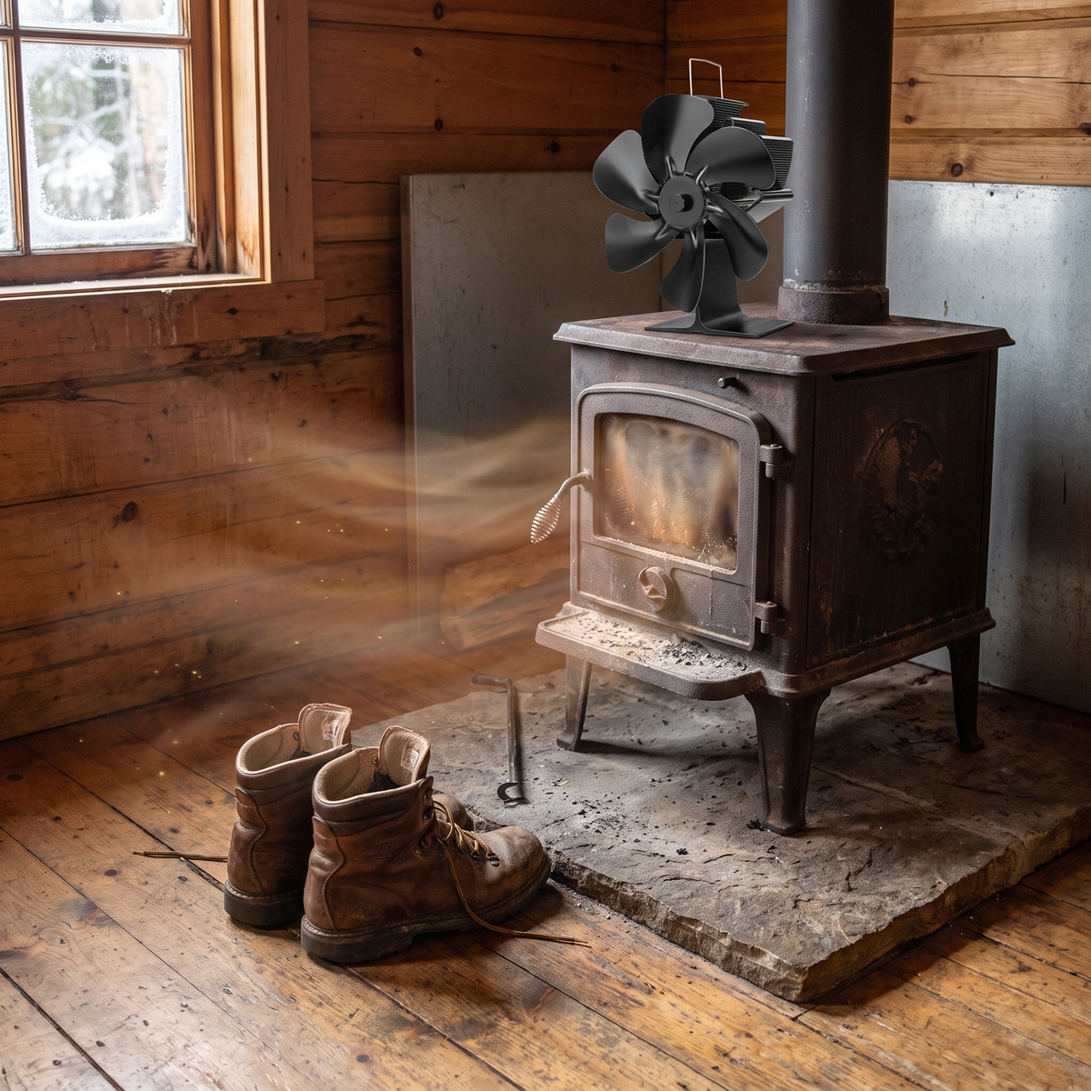 Ventilateur de cheminée thermique