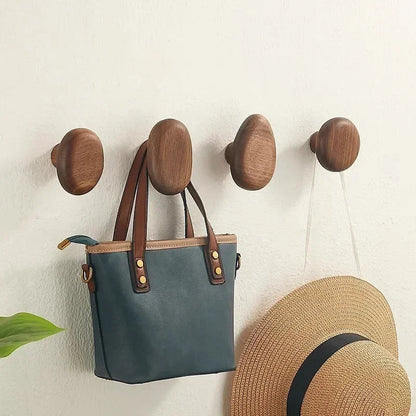Pebble wall hooks, set of 4