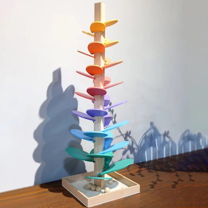 Wooden ball tower
