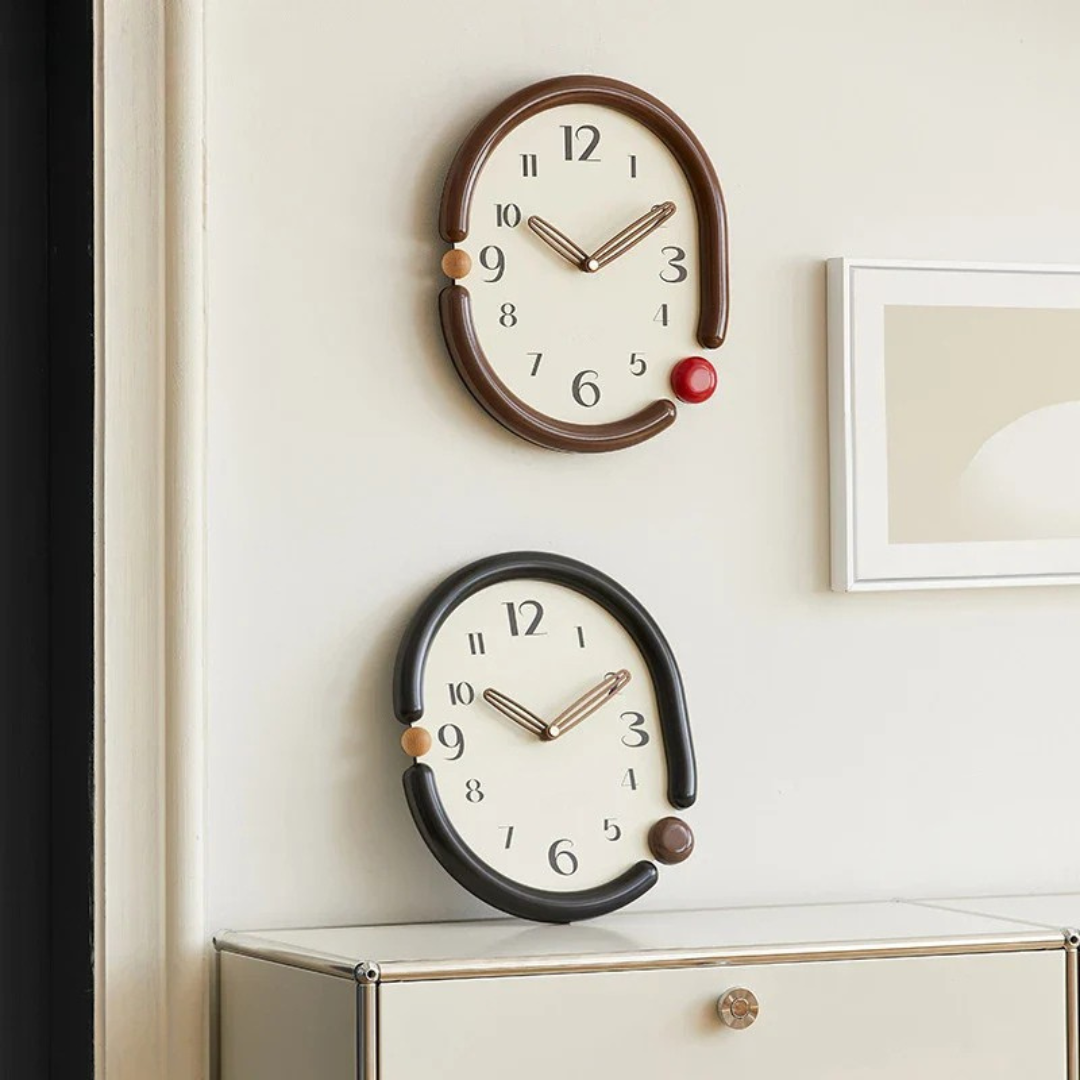 Oval wall clock