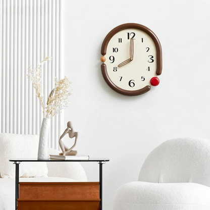 Oval wall clock