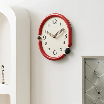 Oval wall clock