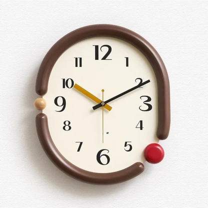 Oval wall clock