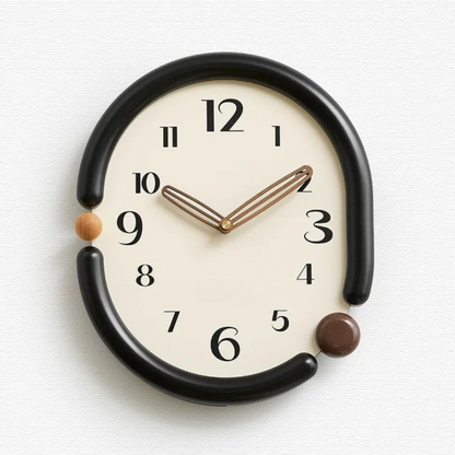 Oval wall clock