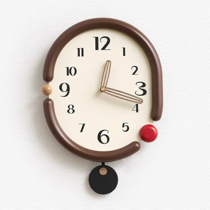 Oval wall clock