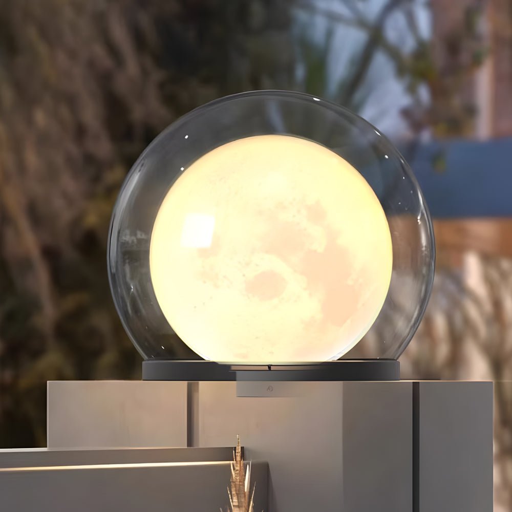 Zewnętrzna lampa słupkowa LED z gwintem E27 i obudową ze stali nierdzewnej
