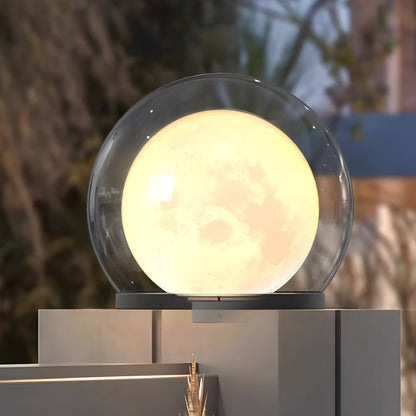Zewnętrzna lampa słupkowa LED z gwintem E27 i obudową ze stali nierdzewnej