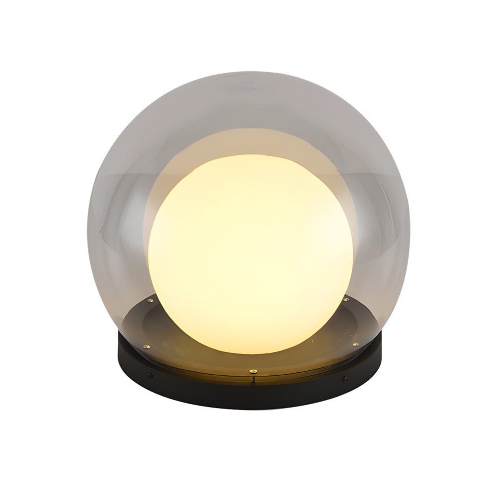Zewnętrzna lampa słupkowa LED z gwintem E27 i obudową ze stali nierdzewnej