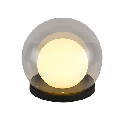 Zewnętrzna lampa słupkowa LED z gwintem E27 i obudową ze stali nierdzewnej