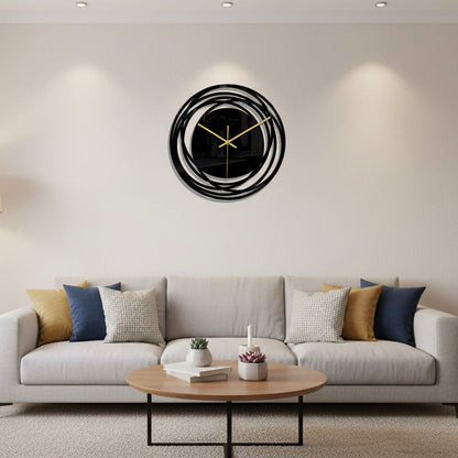 Horloge murale en métal de 40 cm
